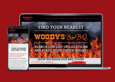 Woodys Bar-B-Q Website