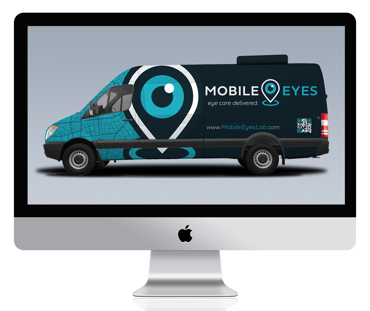 Mobile Eyes Van Wrap